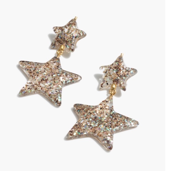 Madewell Jewelry - Glitter Star Earrings 🌟